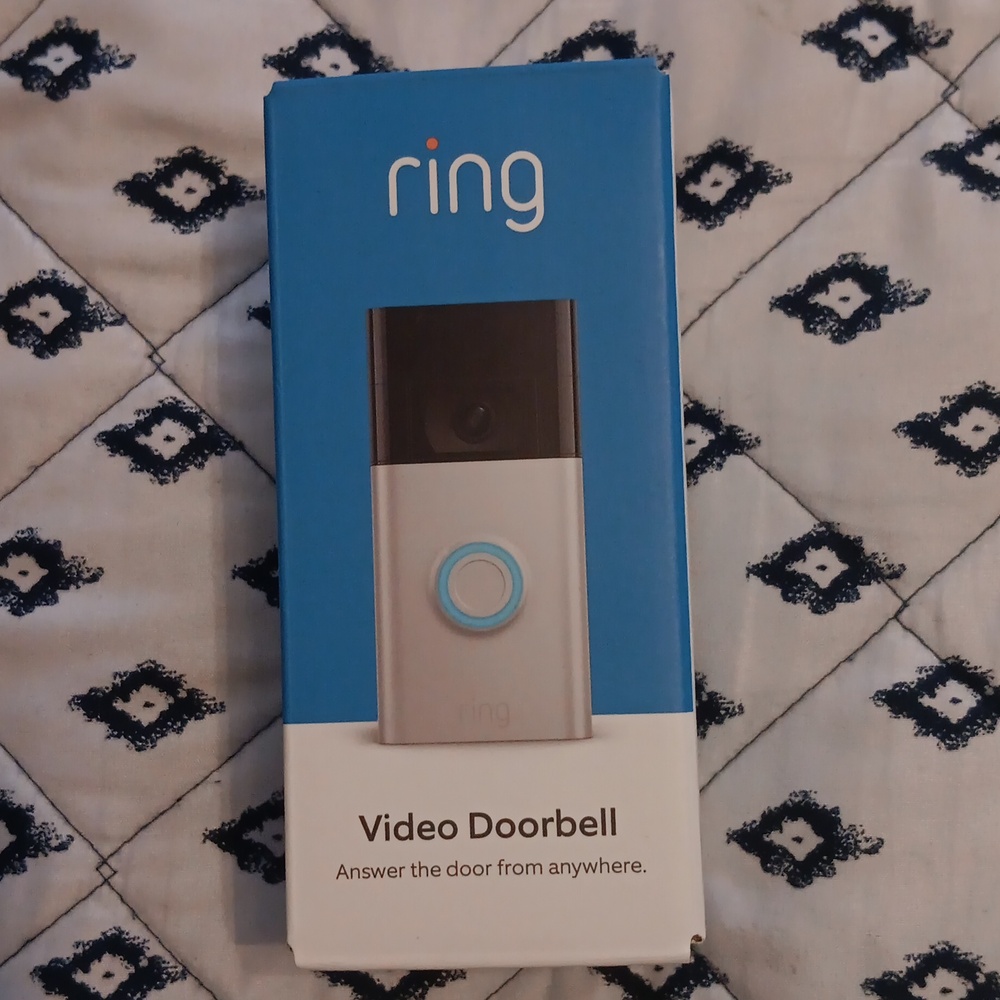 New Ring Video Doorbell, 1080P HD